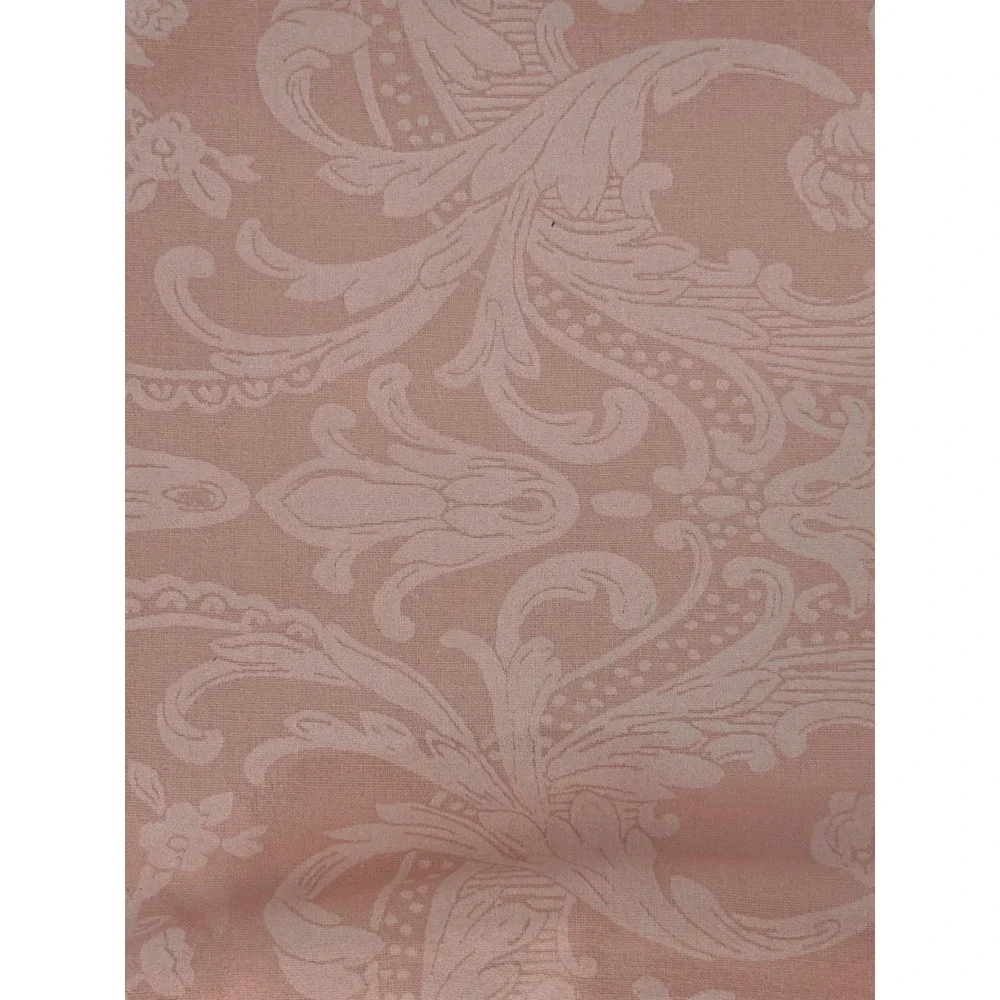 Ralph Lauren Avery Pink Twin Flat Sheet Damask 200TC Cotton NOS USA